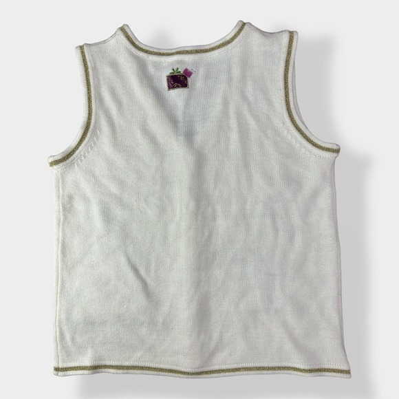 Women’s White Holiday Vest Size‎ M - Picture 5 of 5